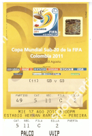 Brasil - Mexico, Copa Mundial Sub -20 de la FIFA Colombia 2011, 1/2 Final 17.8. 2011, Est. Hernan Ramirez  