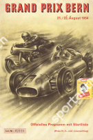Grosser Preis der Schweiz für Automobile, für Motorräder und Seitenwagen Bern 1954, Offizielles Programm