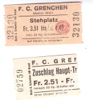 FC Grenchen -  Stadion Brühl - ca. 1960, Stehplatz + Haupttribüne