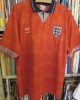 England Away Shirt 1990 - 1993 (Umbro, Size: XL, short sleeves)