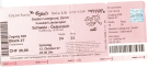 Schweiz - USA, 17.10. 2007, Friendly,  St. Jakob-Park Basel, Ticket Parkett Block A3
