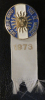 Das weisse Band von St.Moritz 1973 (Abzeichen für das legendäre Skirennen)