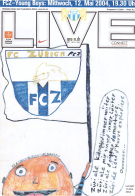 FC Zürich - BSC Young Boys, 12. Mai 2004, Super League, Stadion Letzigrund, Offizielles Programm