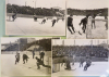 Compétitions pour la primauté de l’URSS pour le hockey sur glace  (Decembre 1951 - Février 1952, 4 Photo de Presse)