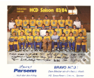 Schweizermeister HCD Saison 1983/84 (Einladung zur Meisterfeier 10. März 1984 im Kongresshaus)