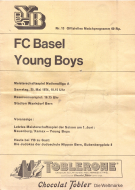 BSC Young Boys - FC Basel, 25. Mai 1974, Meisterschaft NLA, Stadion Wankdorf, Offizielles Programm