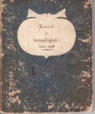 Protokoll der Turngesellschaft (Zürich) 1824 - 1836