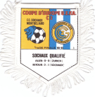 FC Sochaux Montbeliard - Grasshopper-Club Zürich 1980-1981, C3 (Petit fanion de production francaise)