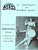 Le Memento du Basket-Ball (Manuel par Féd. Francaise de Basket-Ball 1961)