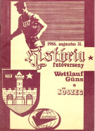 Historia futoverseny Wettlauf Güns / Köszeg - 1986 augusztus 31.