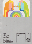 Post Telegraf Telefon Deutsche Bundespost (Olympia Fernsprechbuch München 1972)