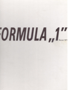 Formula „1“ - Revue 1971(geklebt a. OU Edition 1972)