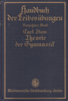 Theorie der Gymnastik (Handbuch der Leibesübungen, Bd. 14)