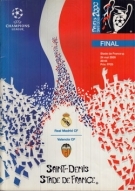 Real Madrid CF - Valencia CF, 24.5. 2000, UEFA Champions League Final, Stade de France, Official Programme
