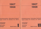 Offizielles Jahrbuch des Schweizerischen Eishockey-Verband 1967/1968 (Band/Volume 1 + 2)