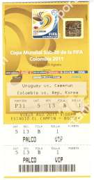 Copa Mundial Sub -20 de la FIFA Colombia 2011, Uruguay vs Camerun + Colombia vs Rep. Korea, Estadio El Campin