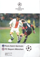 Paris Saint-Germain - FC Bayern München, 5.11. 1997, CL - Group stage, Parc des Princes, Official Programme