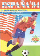 Espana 94 - El archivo de la seleccion / Adhesivos de Mundial (Stickers Album by MC Mundi Cromo, completo)