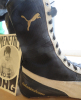 PUMA Schattenboxen Black (1990s) + 1 Carte publicitaire Menetrey Ring (Boissons aux jus de fruits)