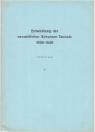 Entwicklung der neuzeitlichen Schwimm-Technik 1896 - 1936