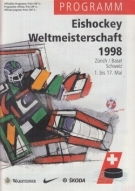 Eishockey Weltmeisterschaft Zürich/Basel, Schweiz 1. bis 17. Mai 1998, Offizielles Programm