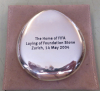 The Home of FIFA - Laying of Foundation Stone, Zurich, 14 May 2004 with Leather etui