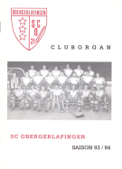SC Obergerlafingen Saison 93/94 (Cluborgan mit Saison Vorschau)