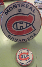 Montreal Canadiens Hockey Club (1 Cardboard depliant + 1 Alu Button)
