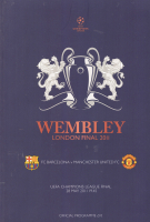 FC Barcelona - Manchester United, 28 May 2011, UEFA Champions League, Wembley Final, Official Programme